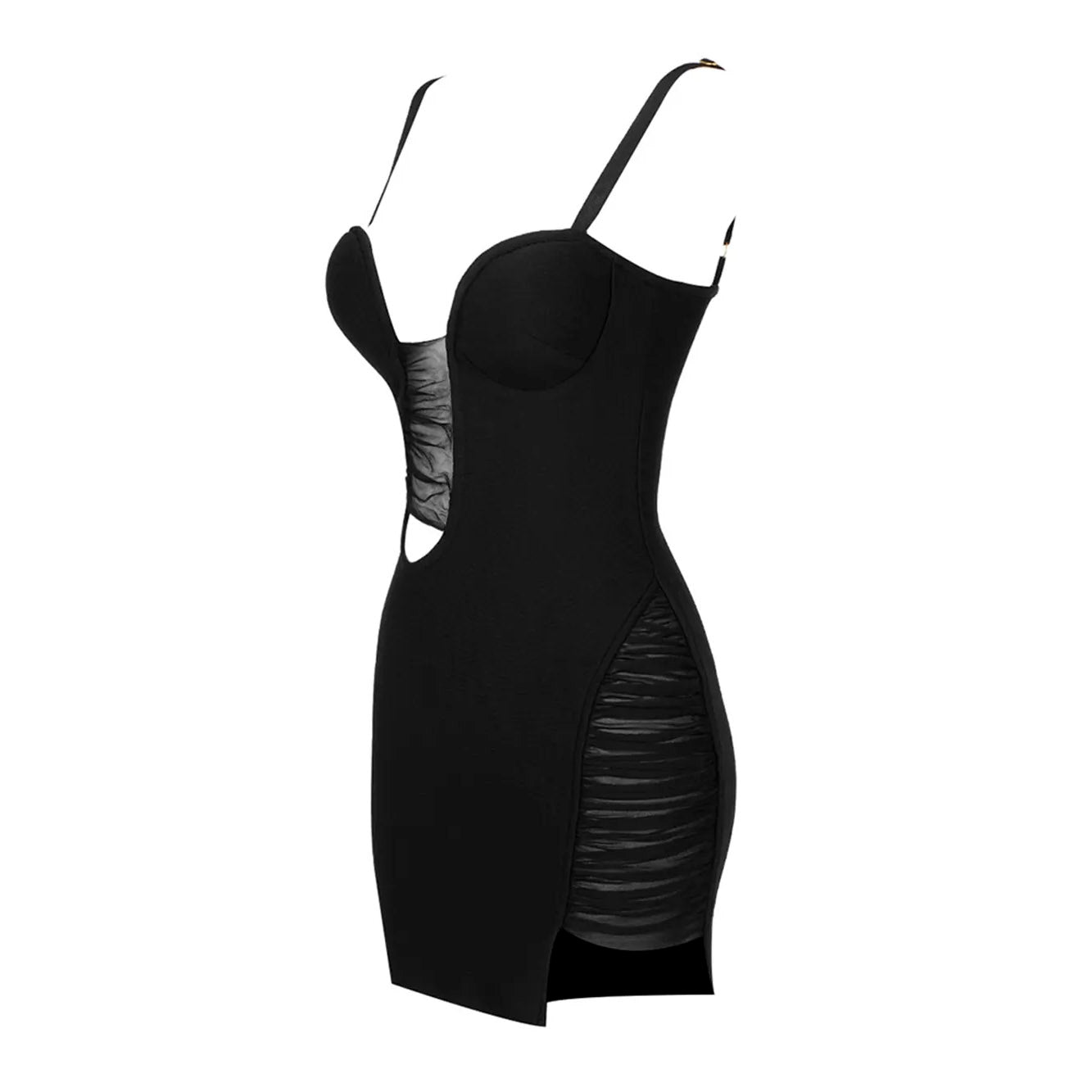 ESTER HOLLOW OUT MINI DRESS