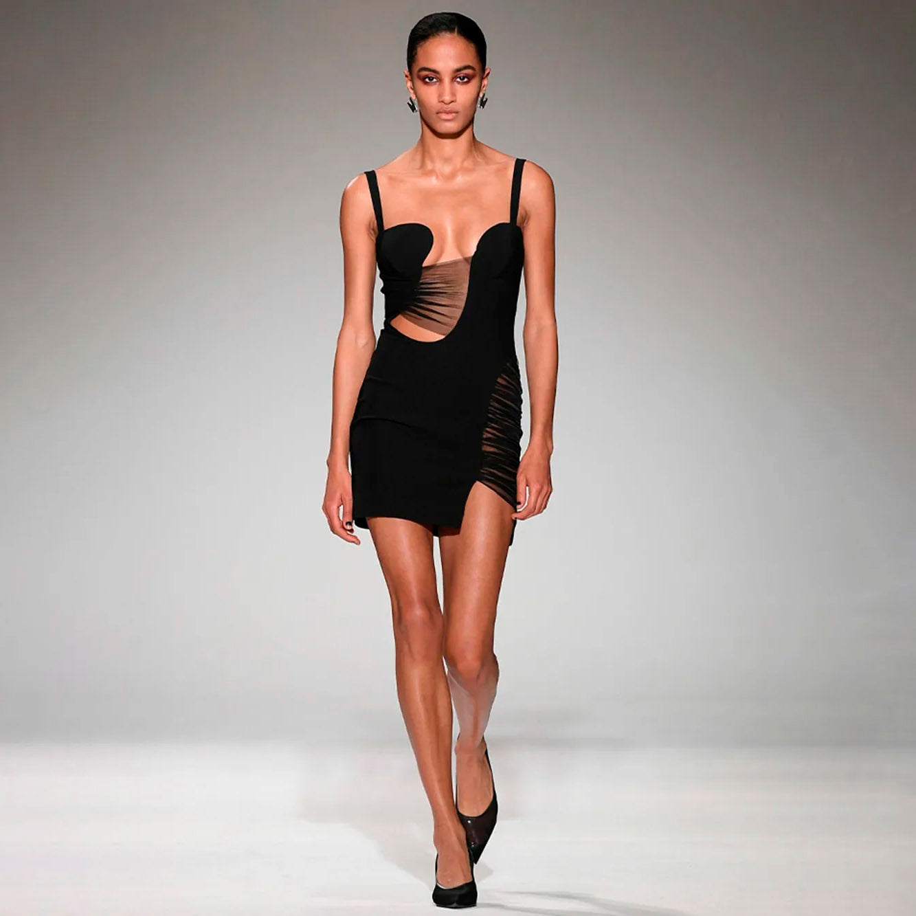 ESTER HOLLOW OUT MINI DRESS