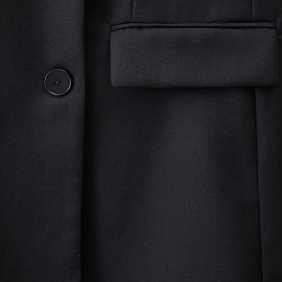 LUCIANA SLEEVELESS BLAZER DRESS with BOW Sleeveless