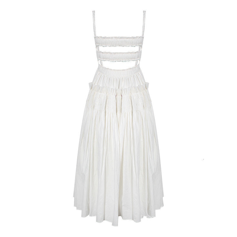 ADA PUFF BACKLESS MAXI DRESS