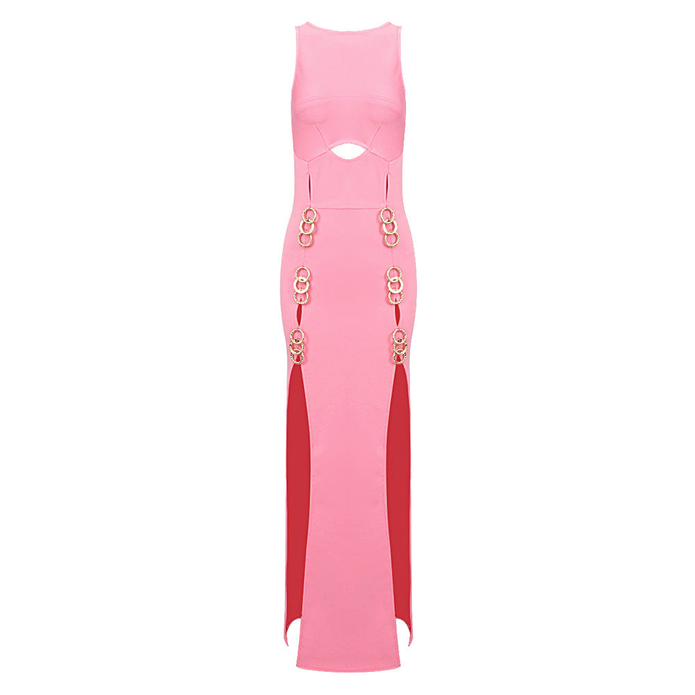 MYLAH DOUBLE SIDE SLIT MAXI DRESS
