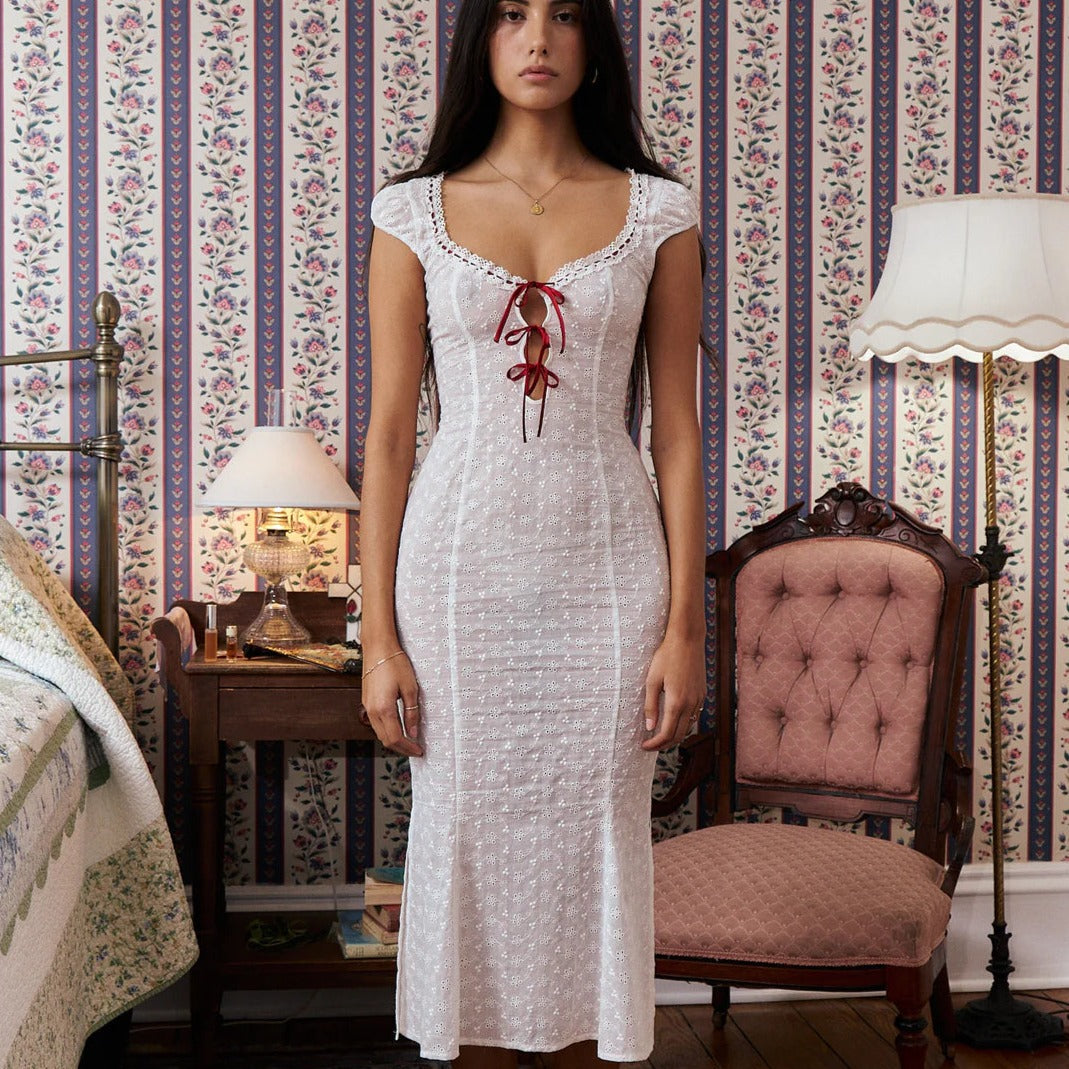 NADIE LACE UP MINI and MIDI DRESS