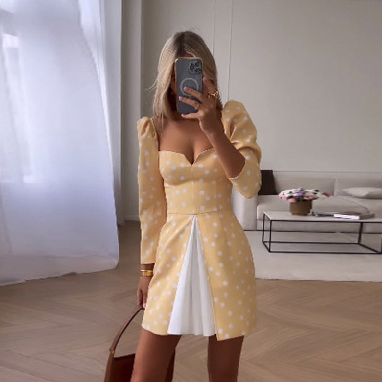 ALLYSON FRONT SLIT SLEEVELESS MIDI DRESS
