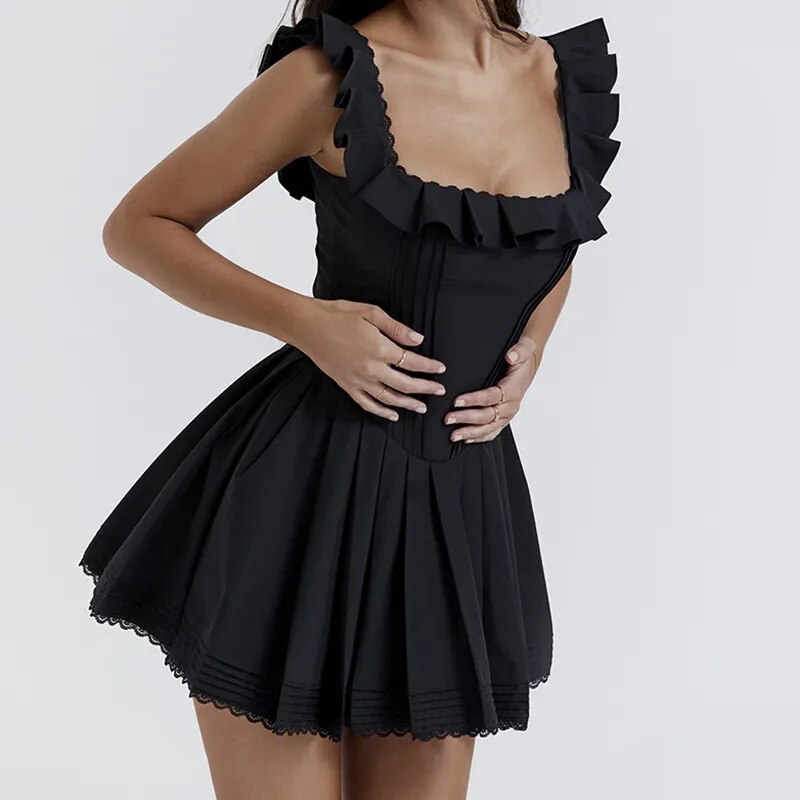 LIANA BLACK MINI DRESS
