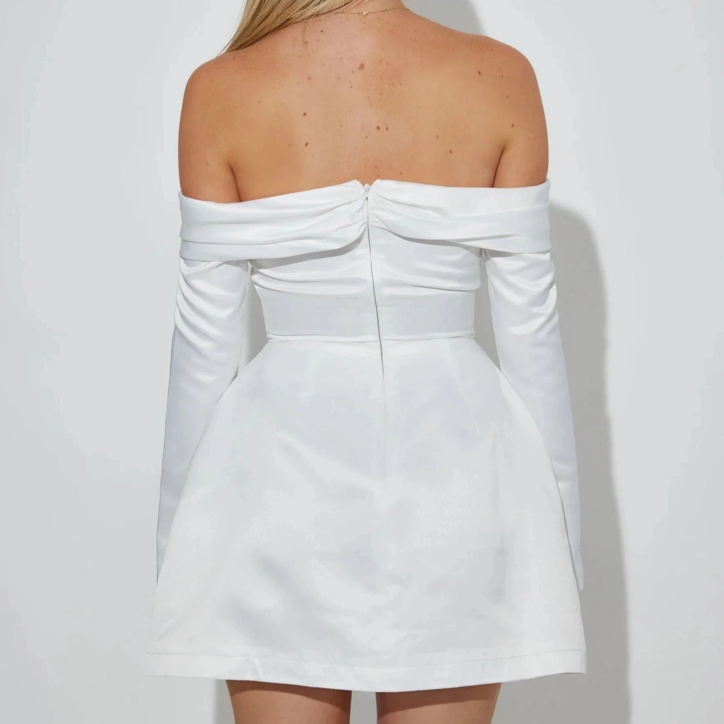 LIA OFF SHOULDER MINI DRESS