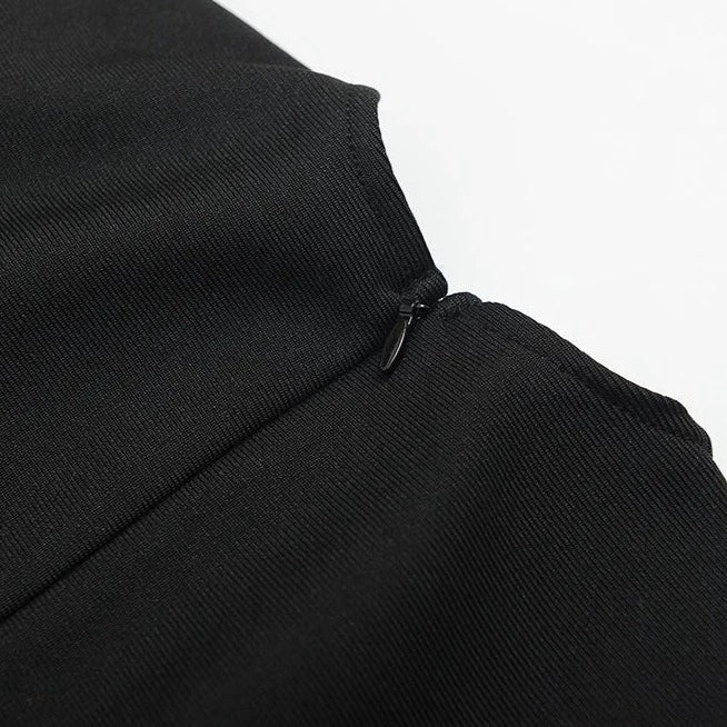 STROM HOLLOW OUT MIDI DRESS