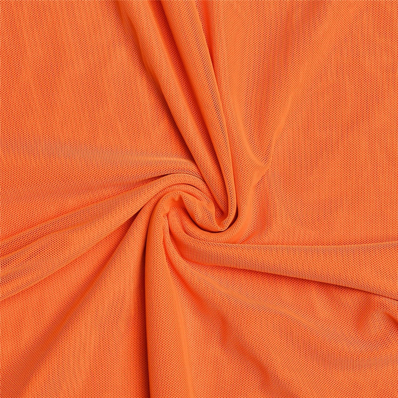 JIANNA ORANGE BODYCON MAXI DRESS