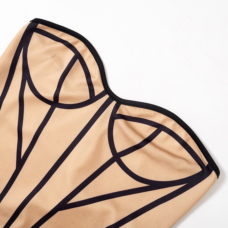 INAYA STRAPLESS NUDE TOP NUDE
