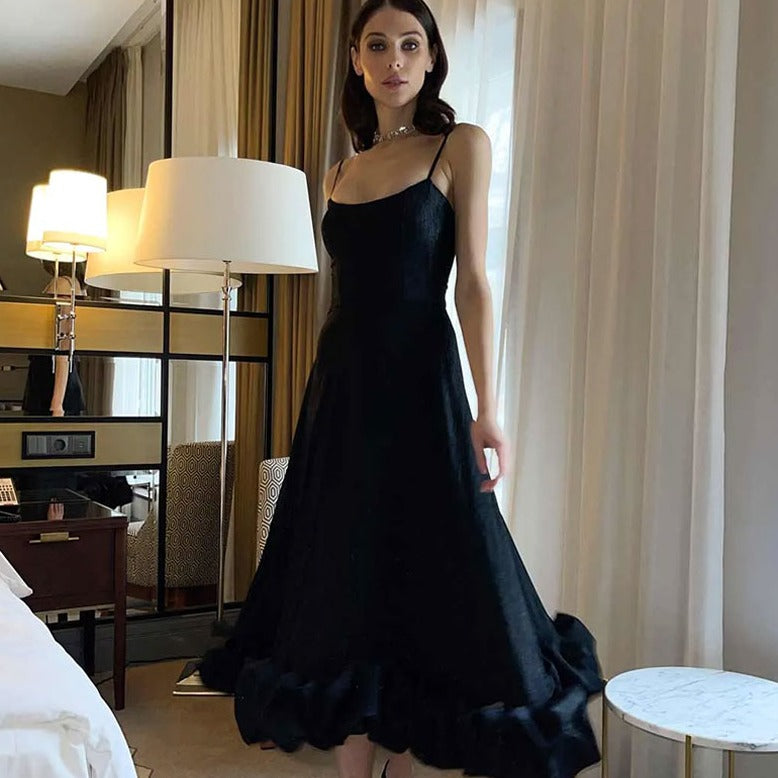 MARTHA FRILLED BOTTOM MIDI and MINI DRESS