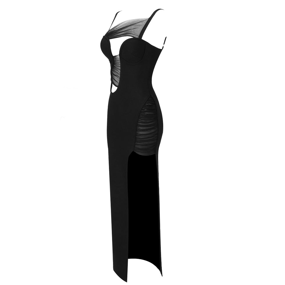 AMAYA HOLLOW OUT MAXI DRESS