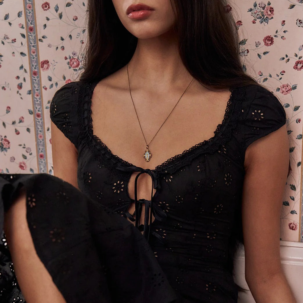 NADIE LACE UP MINI and MIDI DRESS
