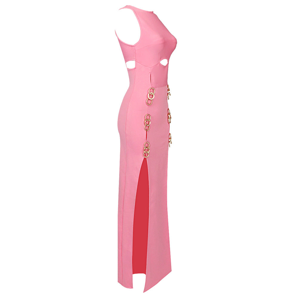 MYLAH DOUBLE SIDE SLIT MAXI DRESS