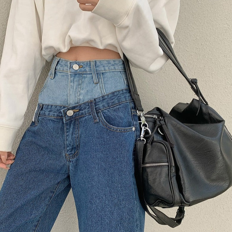 LESYA DOUBLE WAIST JEANS