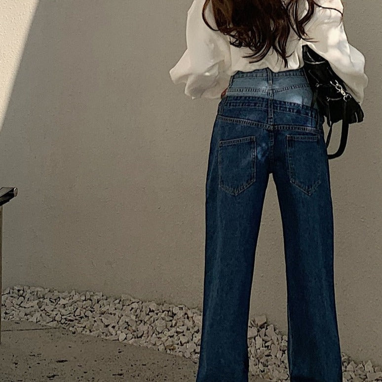 LESYA DOUBLE WAIST JEANS