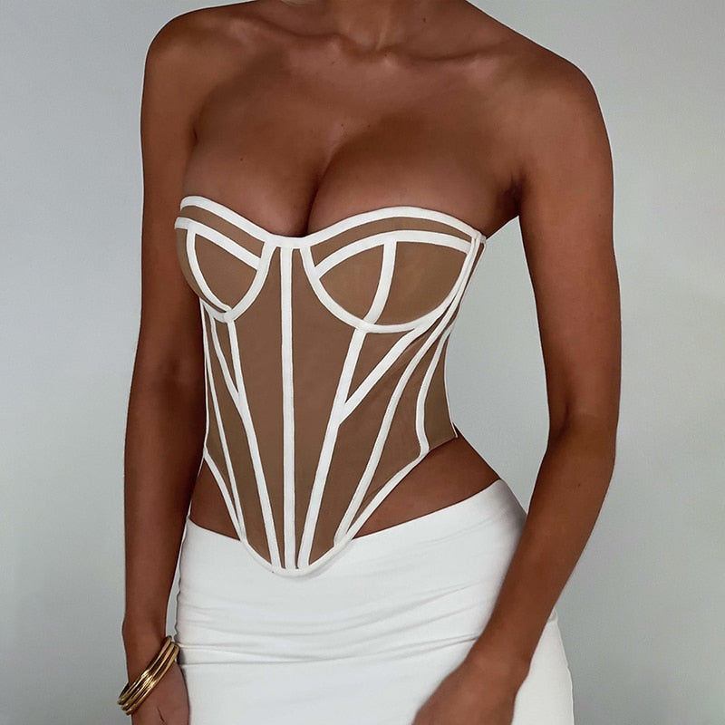 INAYA STRAPLESS NUDE TOP NUDE