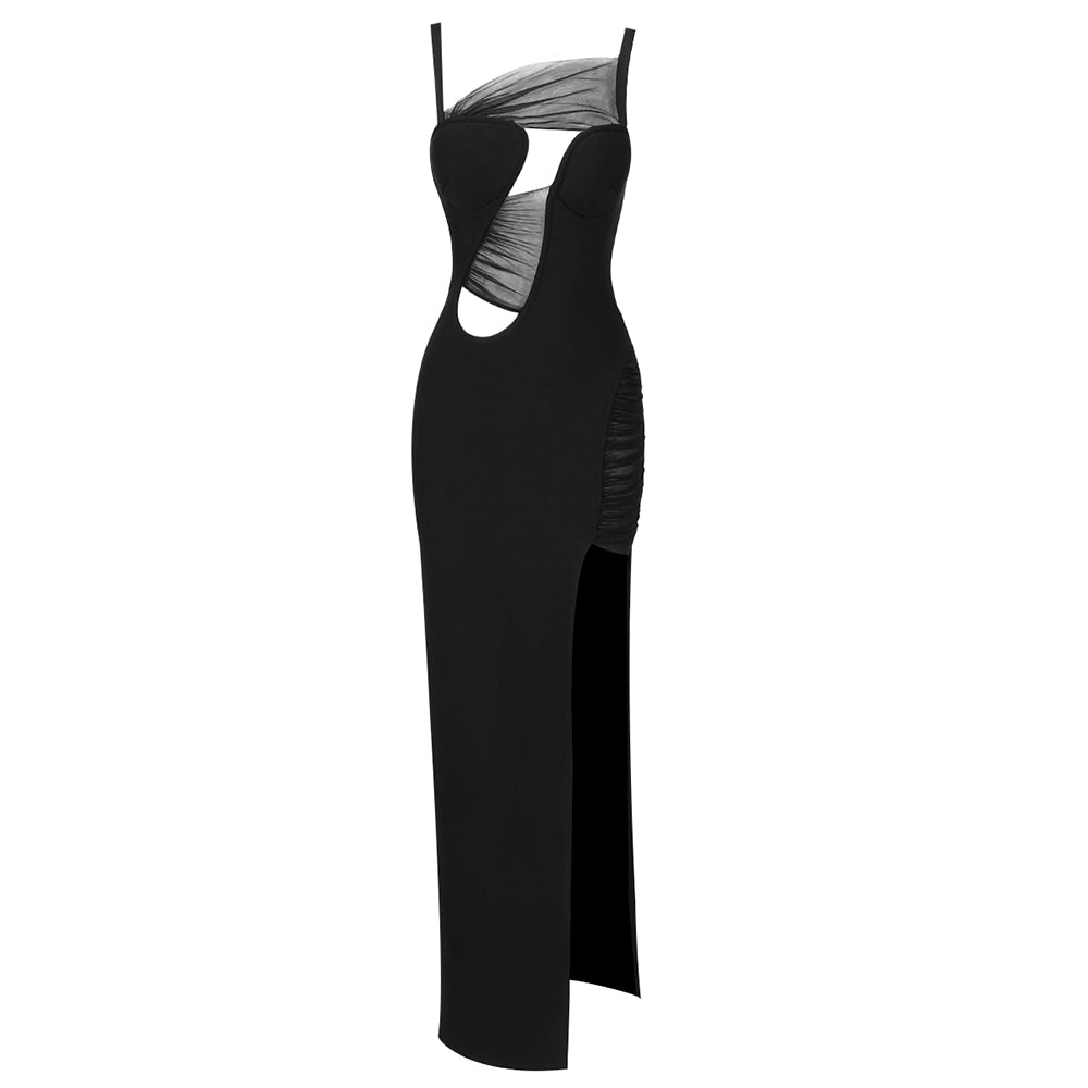 AMAYA HOLLOW OUT MAXI DRESS