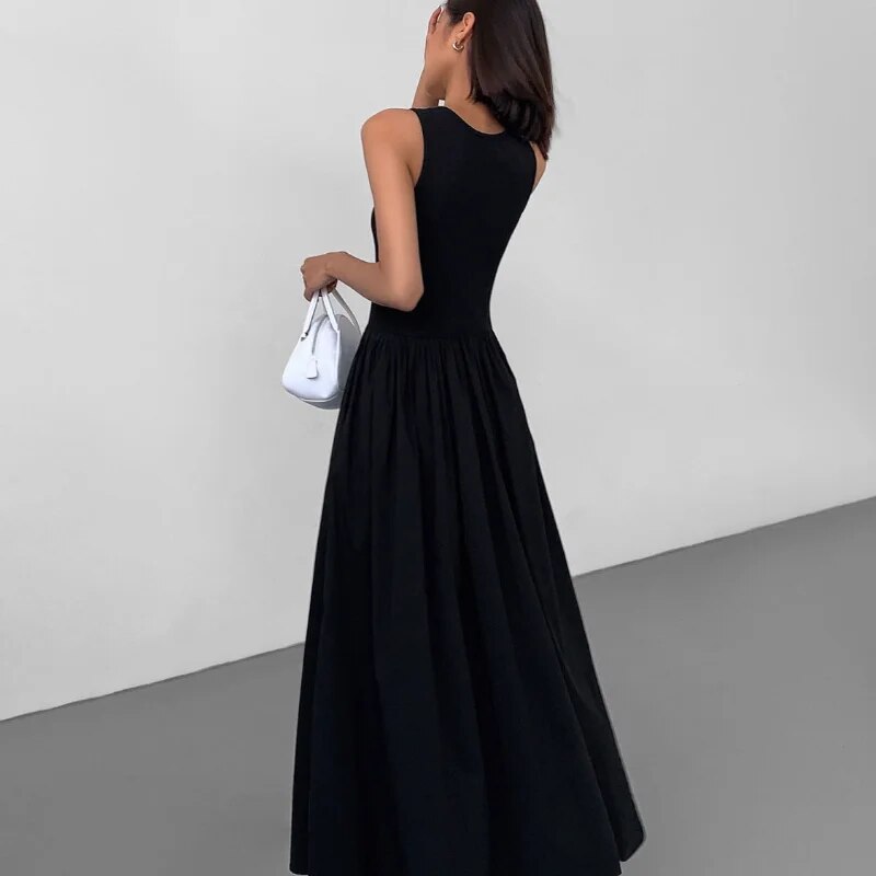 ALEXA SLEEVELESS PUFF DRESS