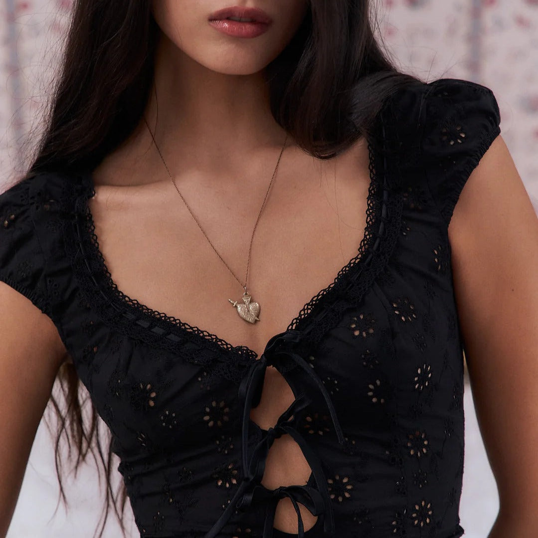 NADIE LACE UP MINI and MIDI DRESS