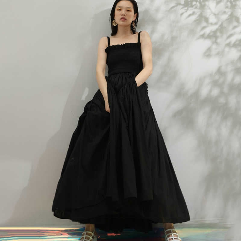 ADA PUFF BACKLESS MAXI DRESS
