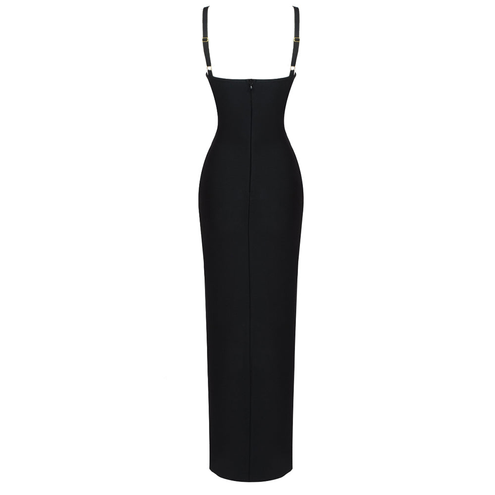 AMAYA HOLLOW OUT MAXI DRESS