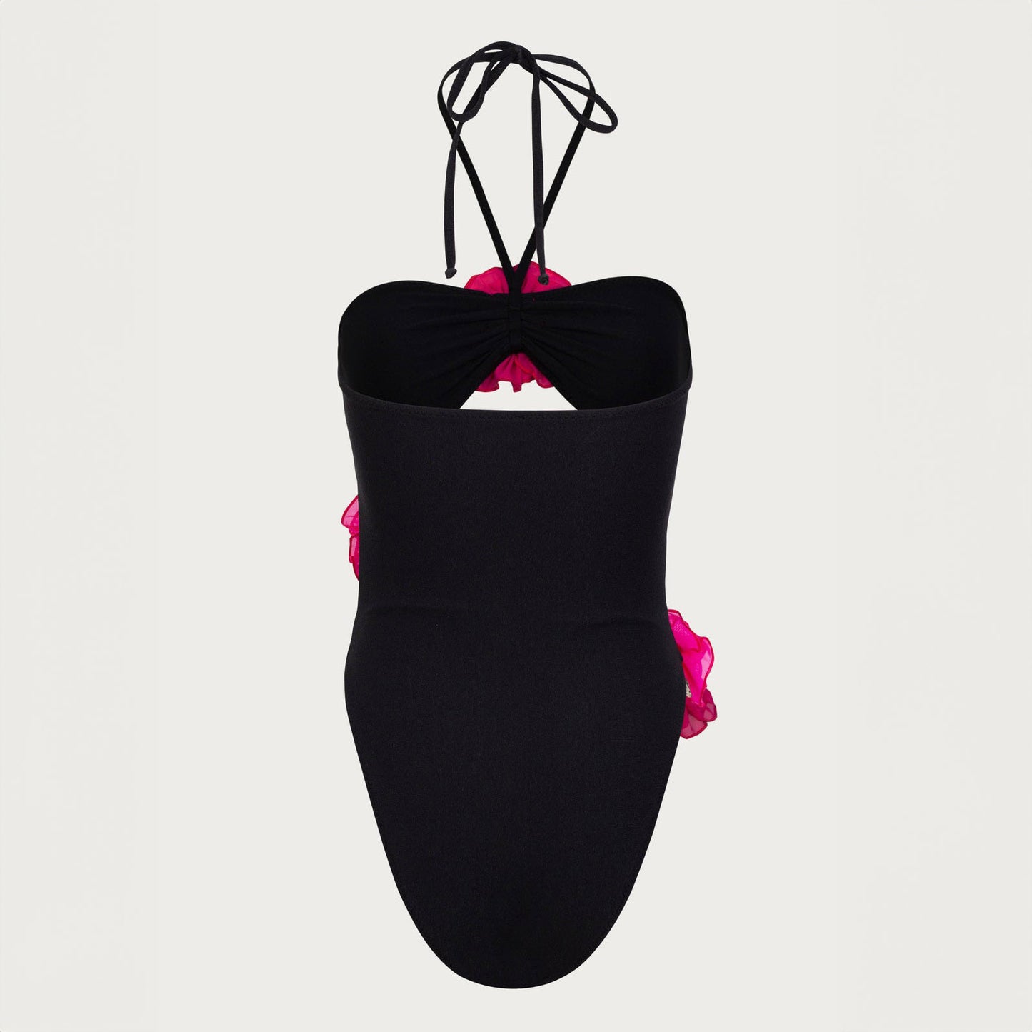 AUDREY FLOWER BOWS CUT OUT SWIMSUIT
