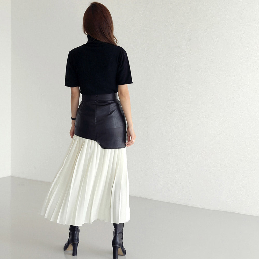 CAMILLE PLEATED MAXI SKIRT