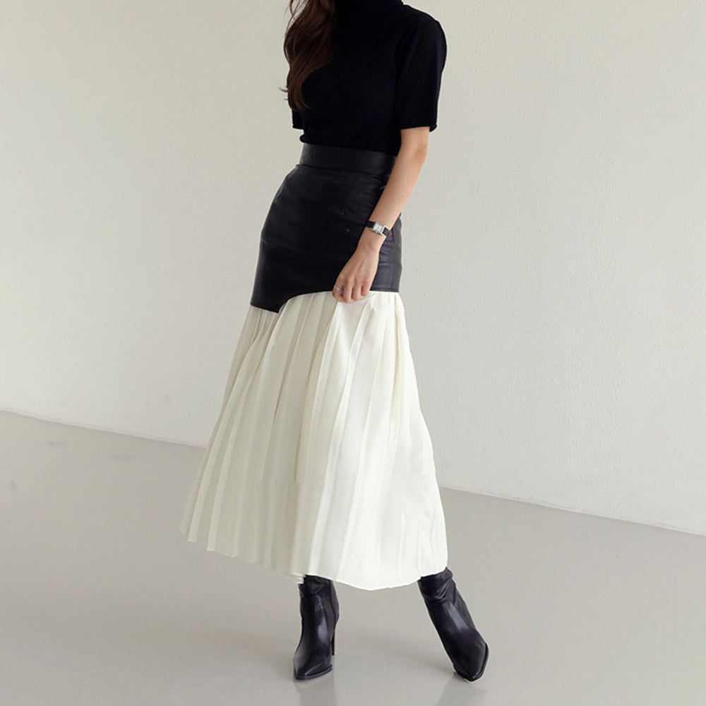 CAMILLE PLEATED MAXI SKIRT