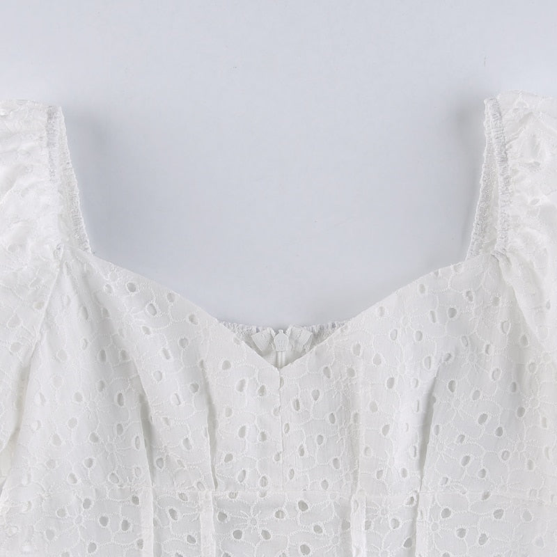 AMIYAH RUFFLES MINI DRESS