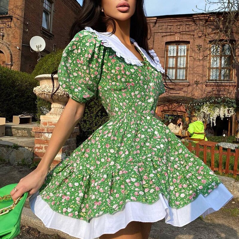 JORDAN PUFF MINI DRESS