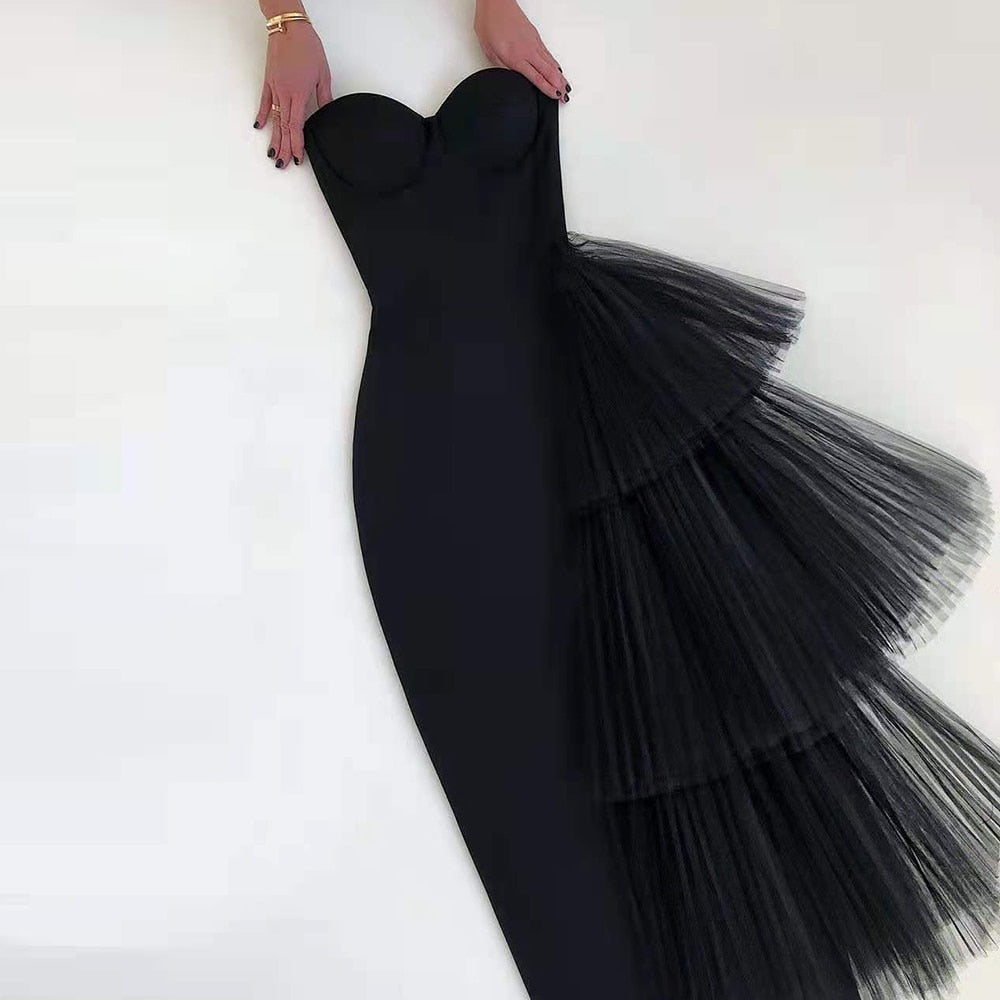 AMORA RUFFLE DRESS