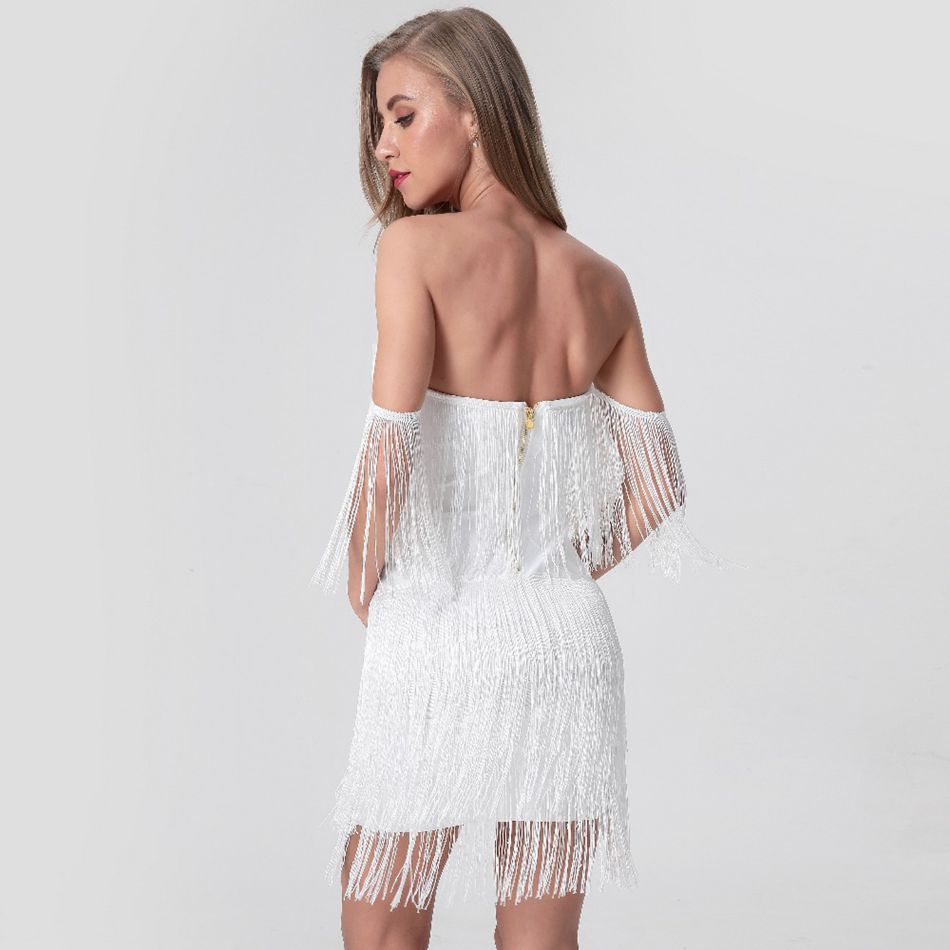 POPPY MINI TASSEL DRESS