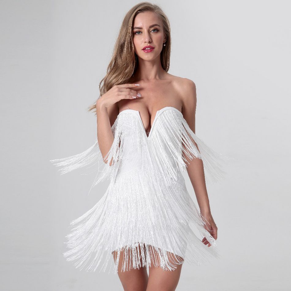 POPPY MINI TASSEL DRESS