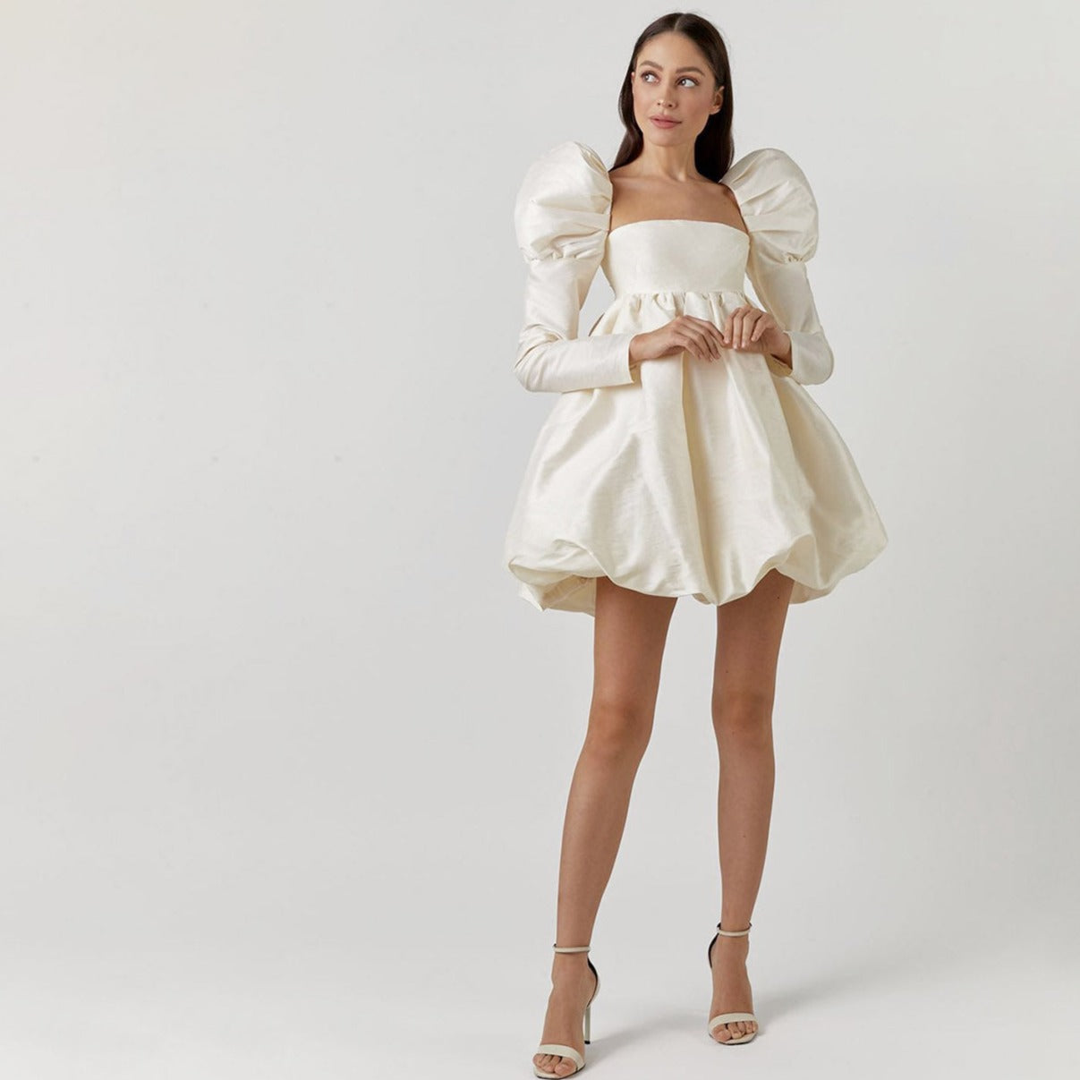 HAELEE PUFF MINI DRESS