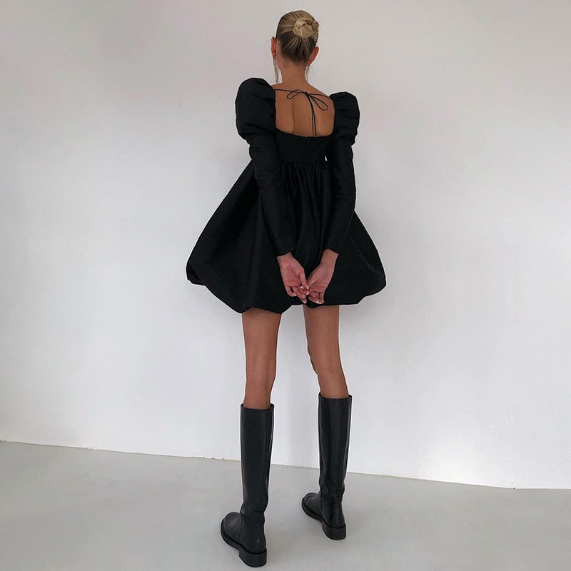 HAELEE PUFF MINI DRESS