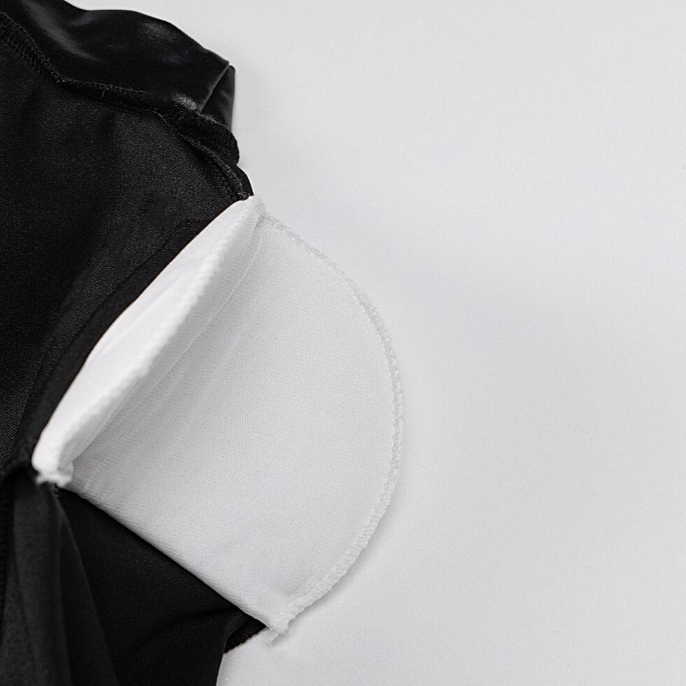 YANA PU LEATHER MINI DRESS
