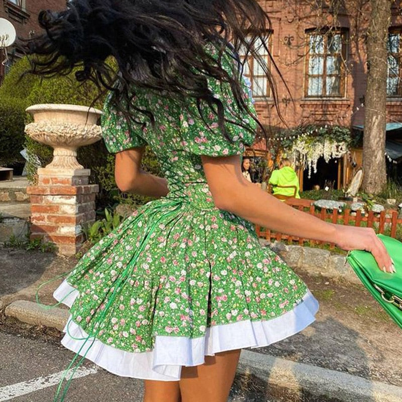 JORDAN PUFF MINI DRESS