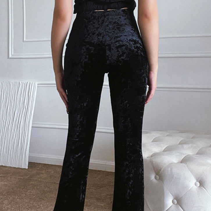 YULYA FLARE SIDE CUT OUT PANTS