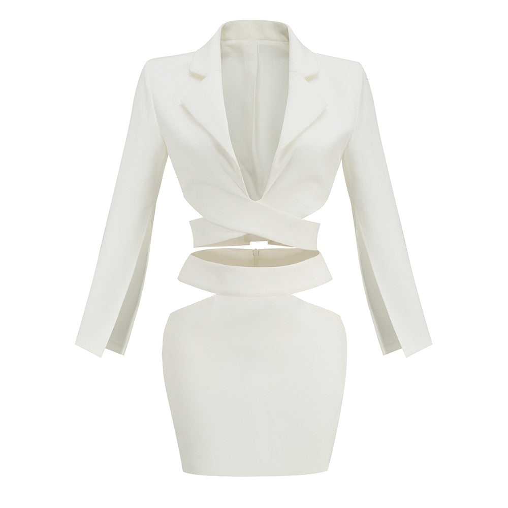 SYLVIA SKIRT and BLAZER 2 PIECE SET