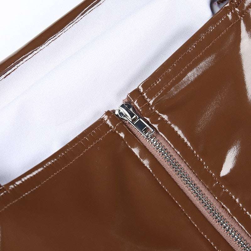 LEXI PU LEATHER CORSET