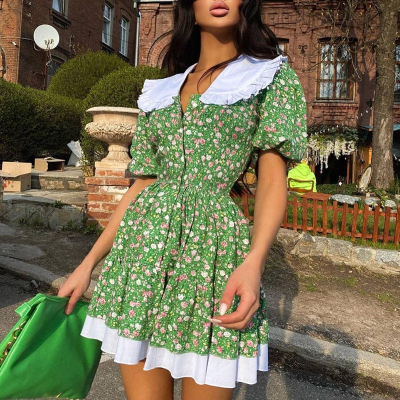 JORDAN PUFF MINI DRESS