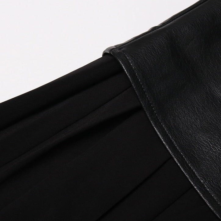 CAMILLE PLEATED MAXI SKIRT