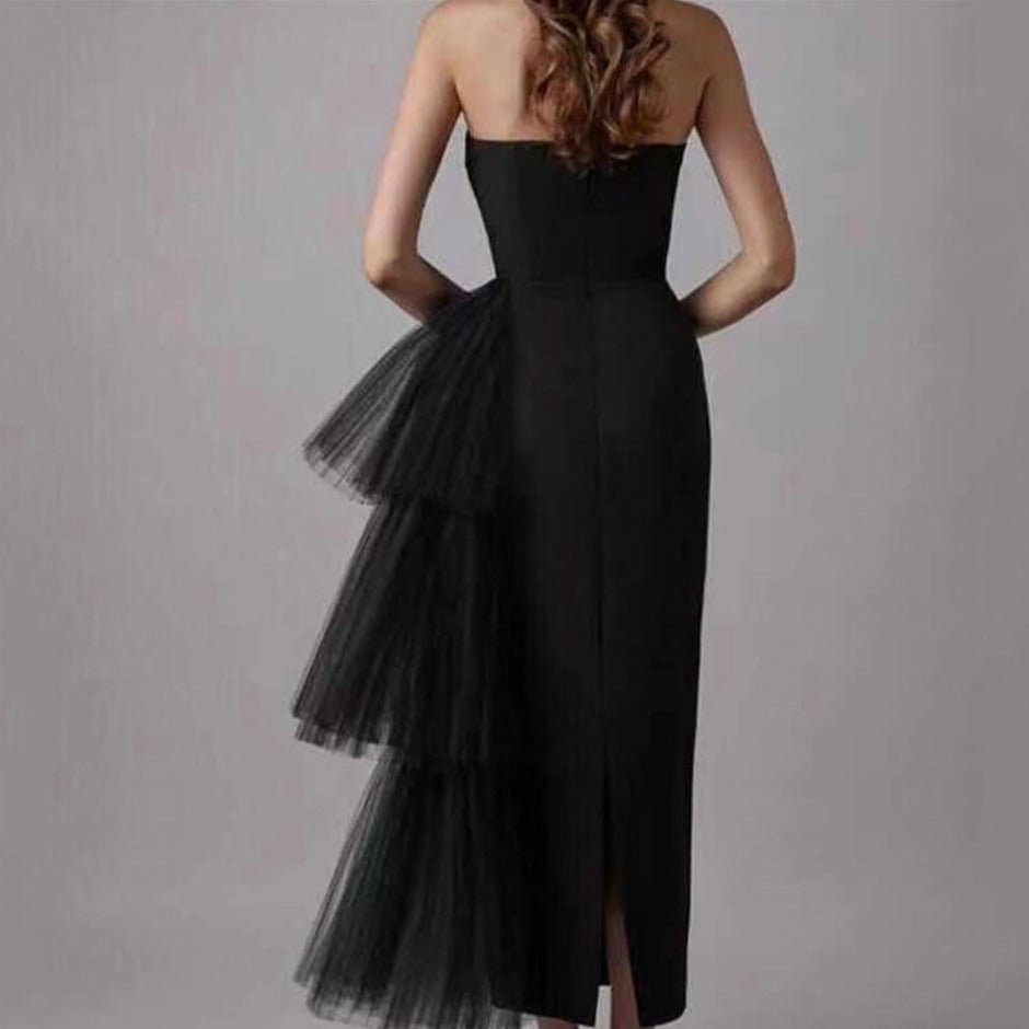 AMORA RUFFLE DRESS