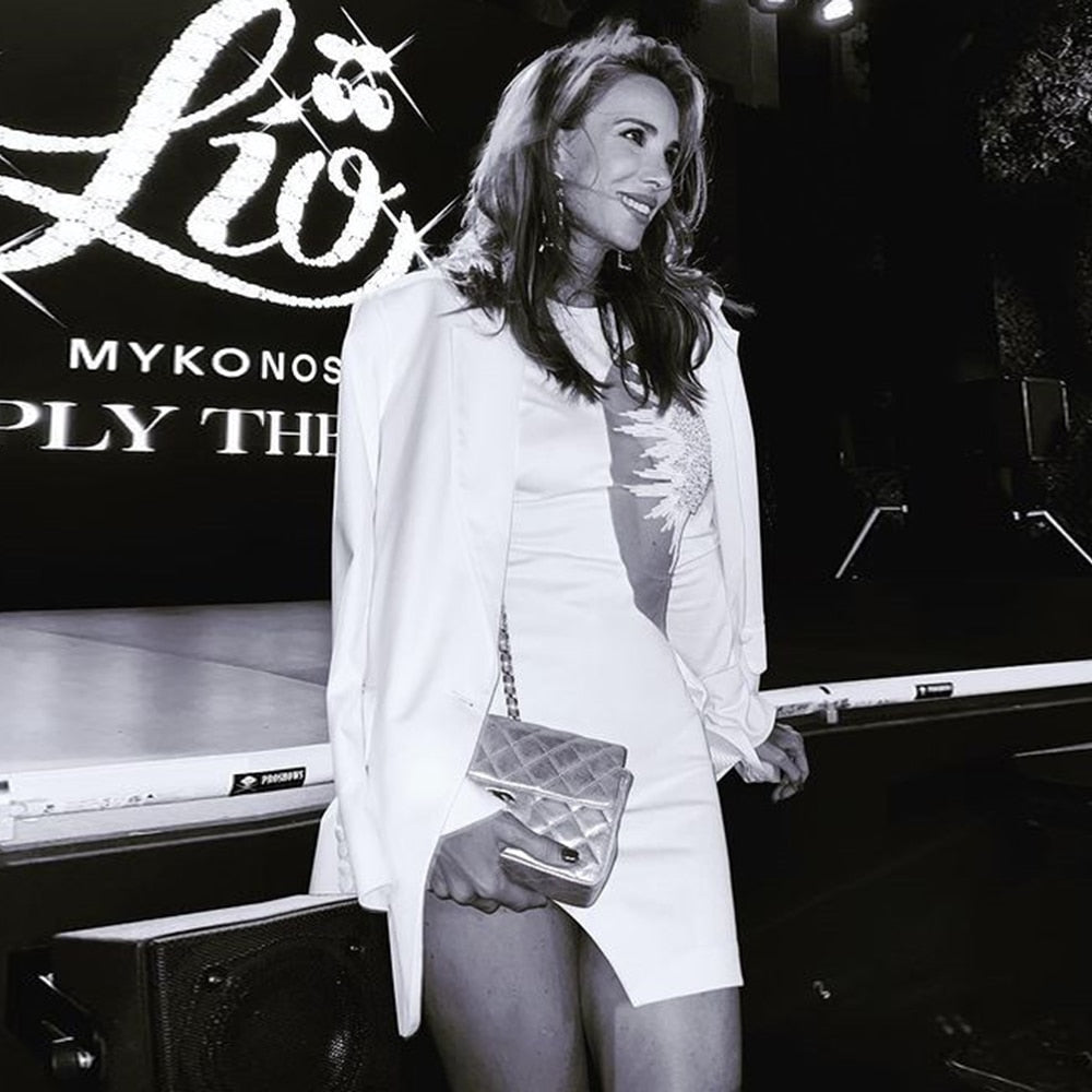 MYA LONG SLEEVE MINI DRESS