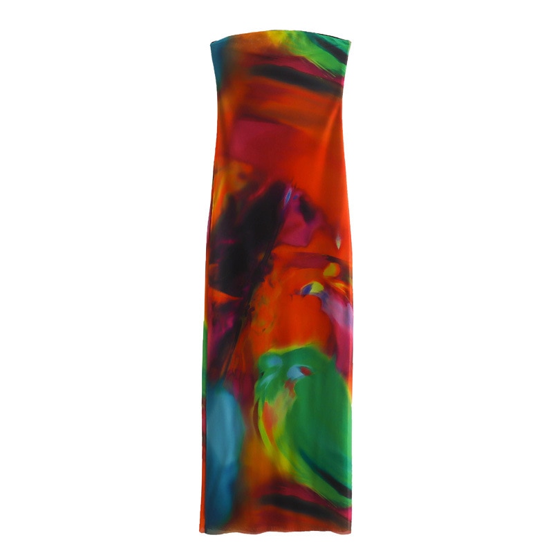 printed colorful dress