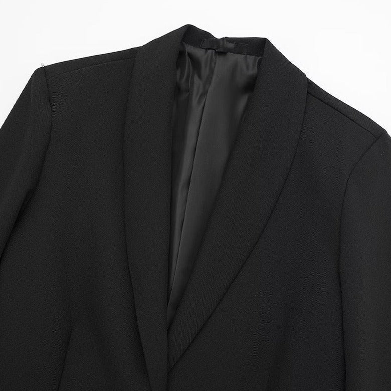 BEATRICE FEATHER SLEEVES BLAZER