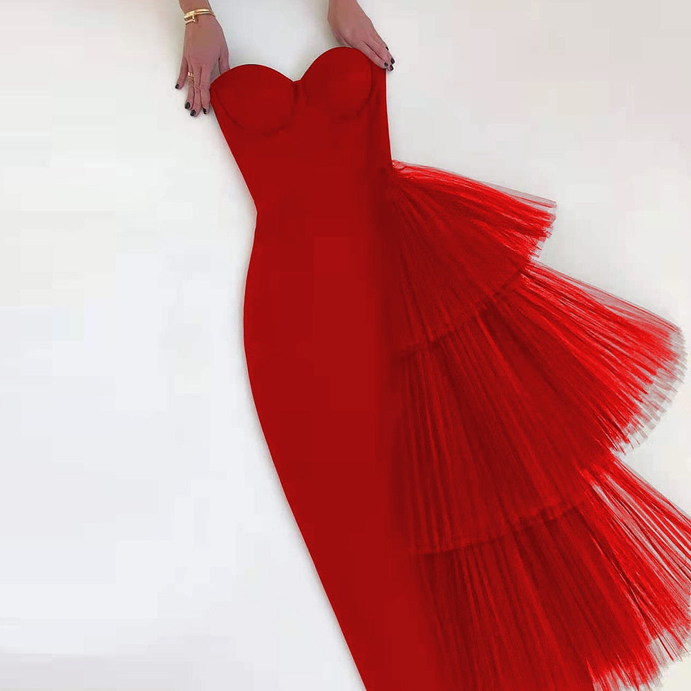 AMORA RUFFLE DRESS
