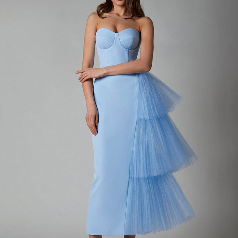 AMORA RUFFLE DRESS