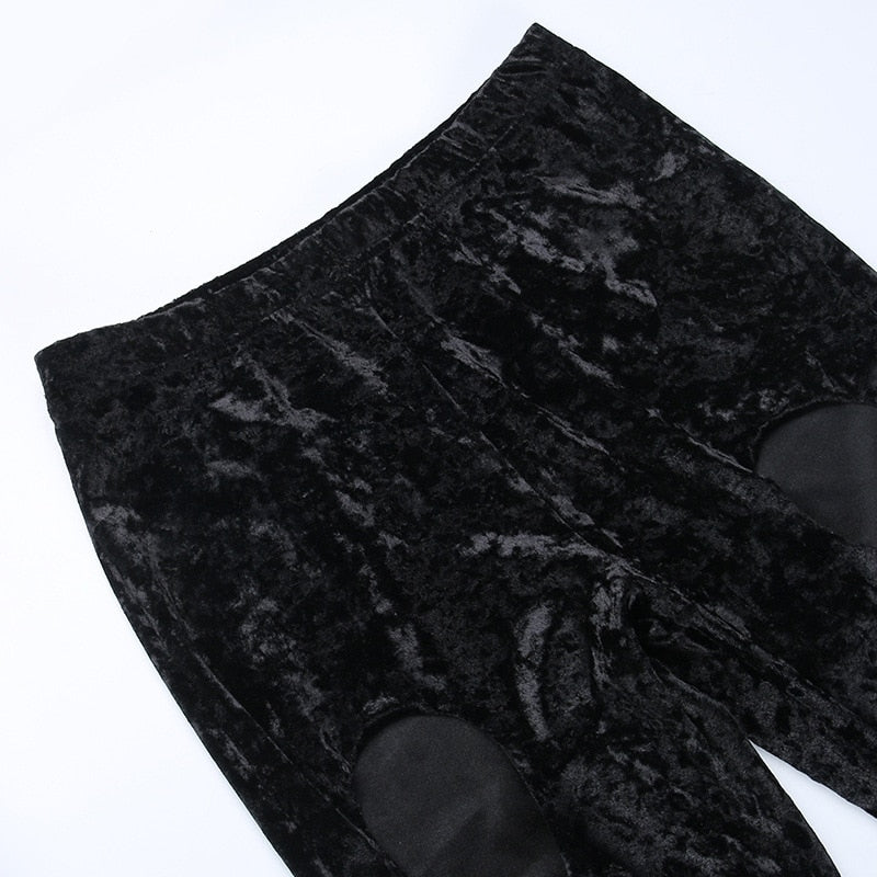 YULYA FLARE SIDE CUT OUT PANTS