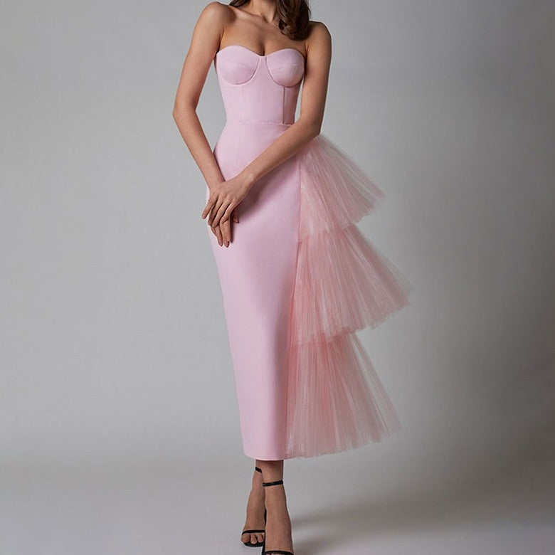AMORA RUFFLE DRESS