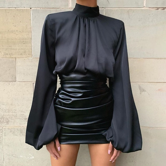 NELLY SATIN TOP